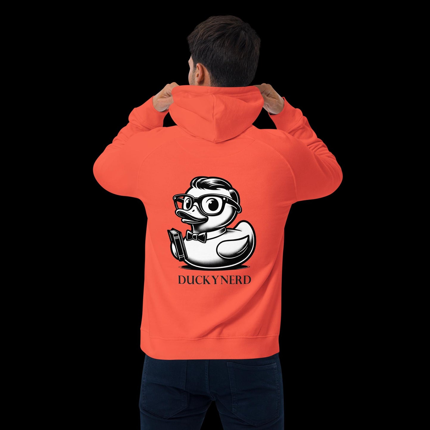 DUCKYNERD Hoodie (Black Text)