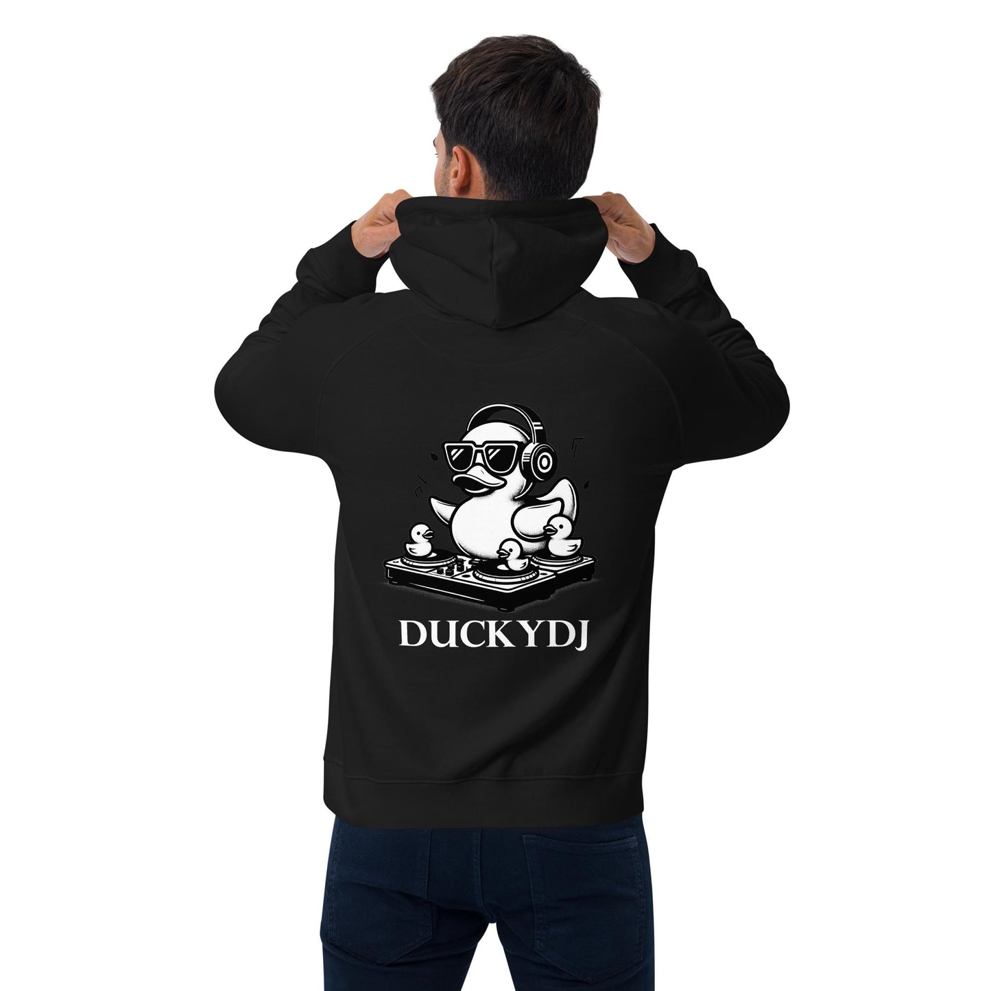 DUCKYDJ Hoodie (White Text)