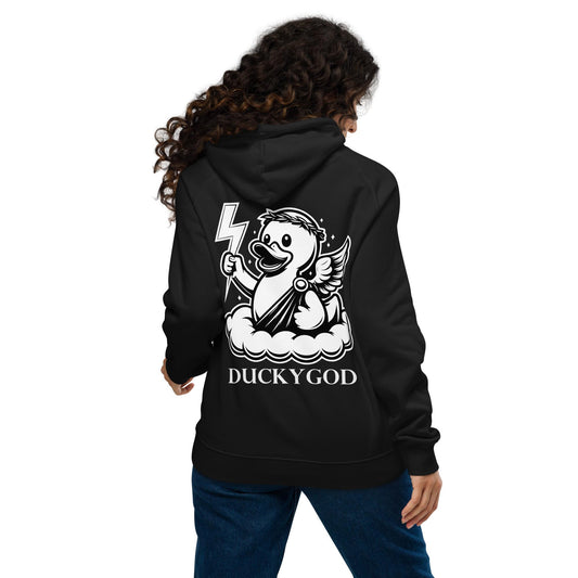 DUCKYGOD Hoodie (White Text)