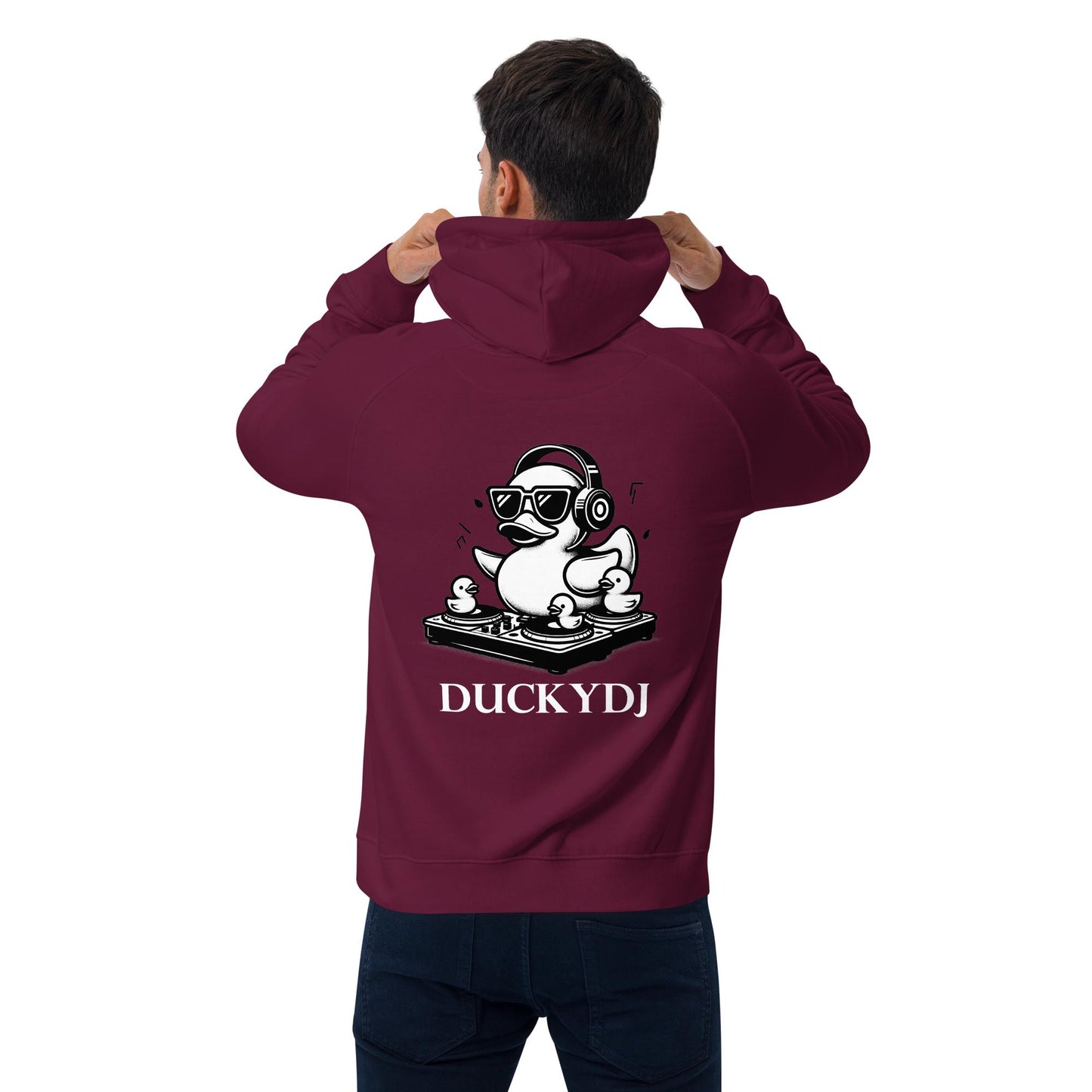 DUCKYDJ Hoodie (White Text)