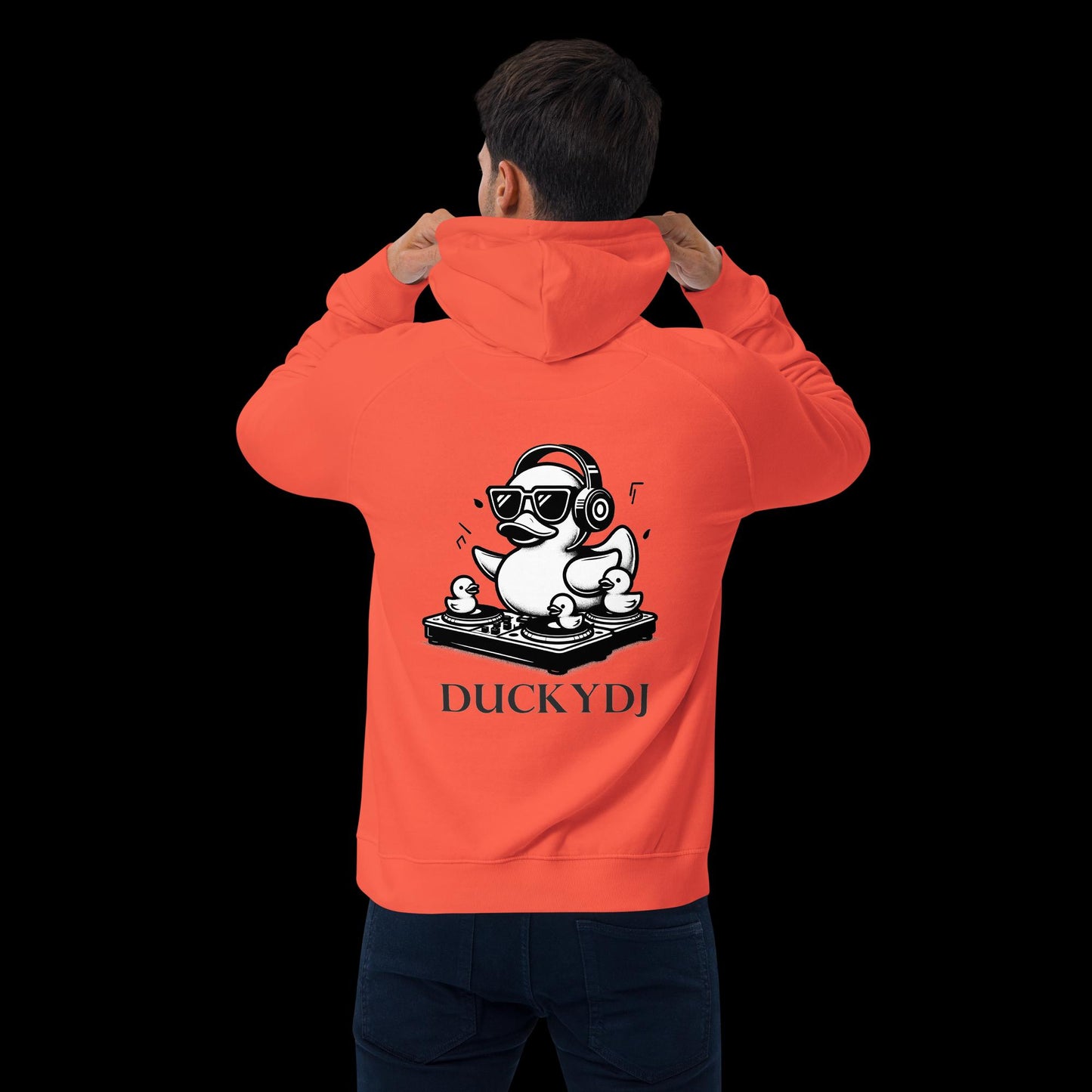 DUCKYDJ Hoodie (Black Text)