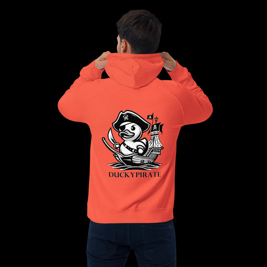 DUCKYPIRATE Hoodie (Black Text)