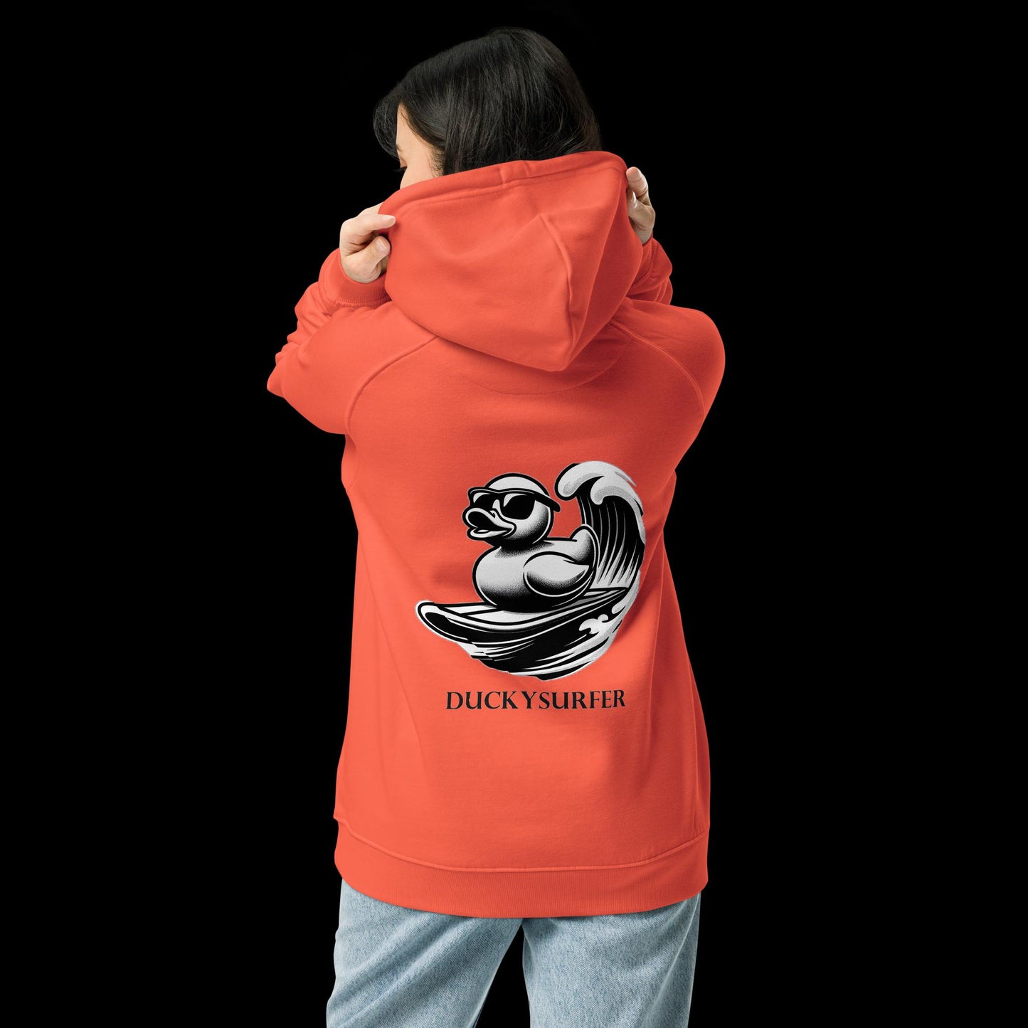 DUCKYSURFER Hoodie (Black Text)