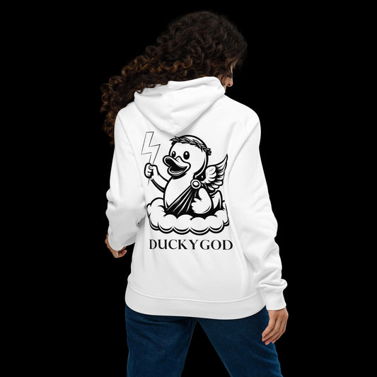 DUCKYGOD Hoodie (Black Text)