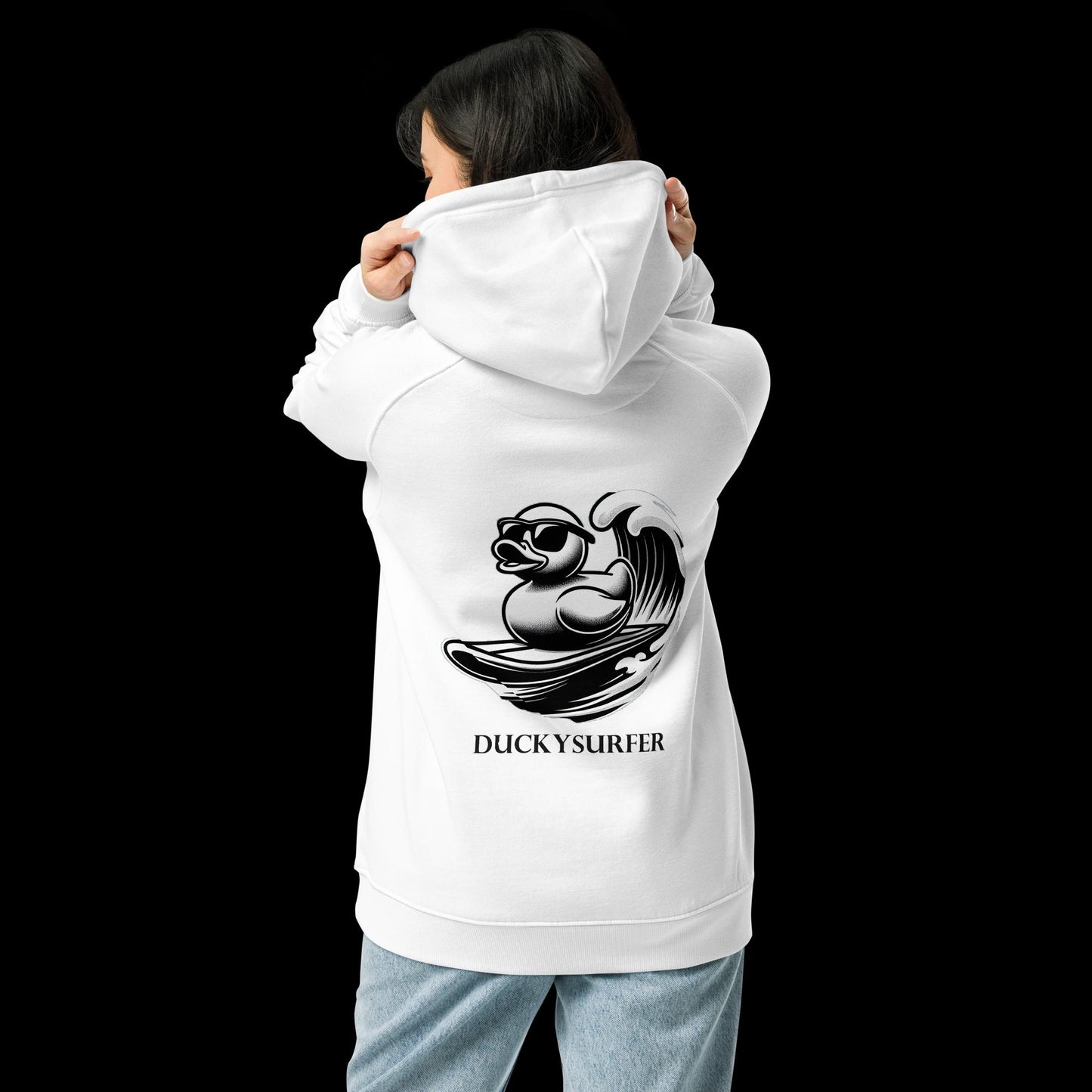 DUCKYSURFER Hoodie (Black Text)