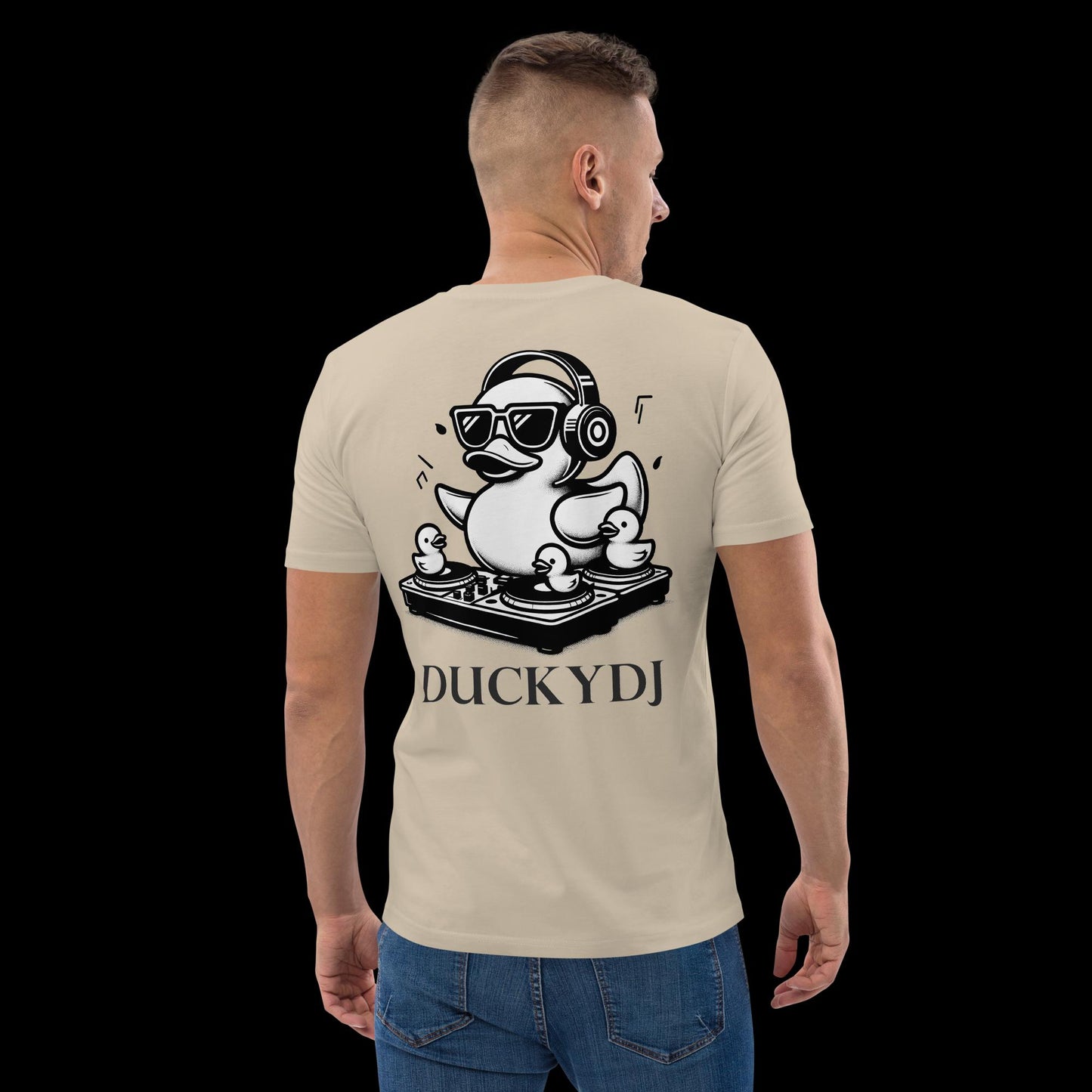 DUCKYDJ T-Shirt (Black Text)