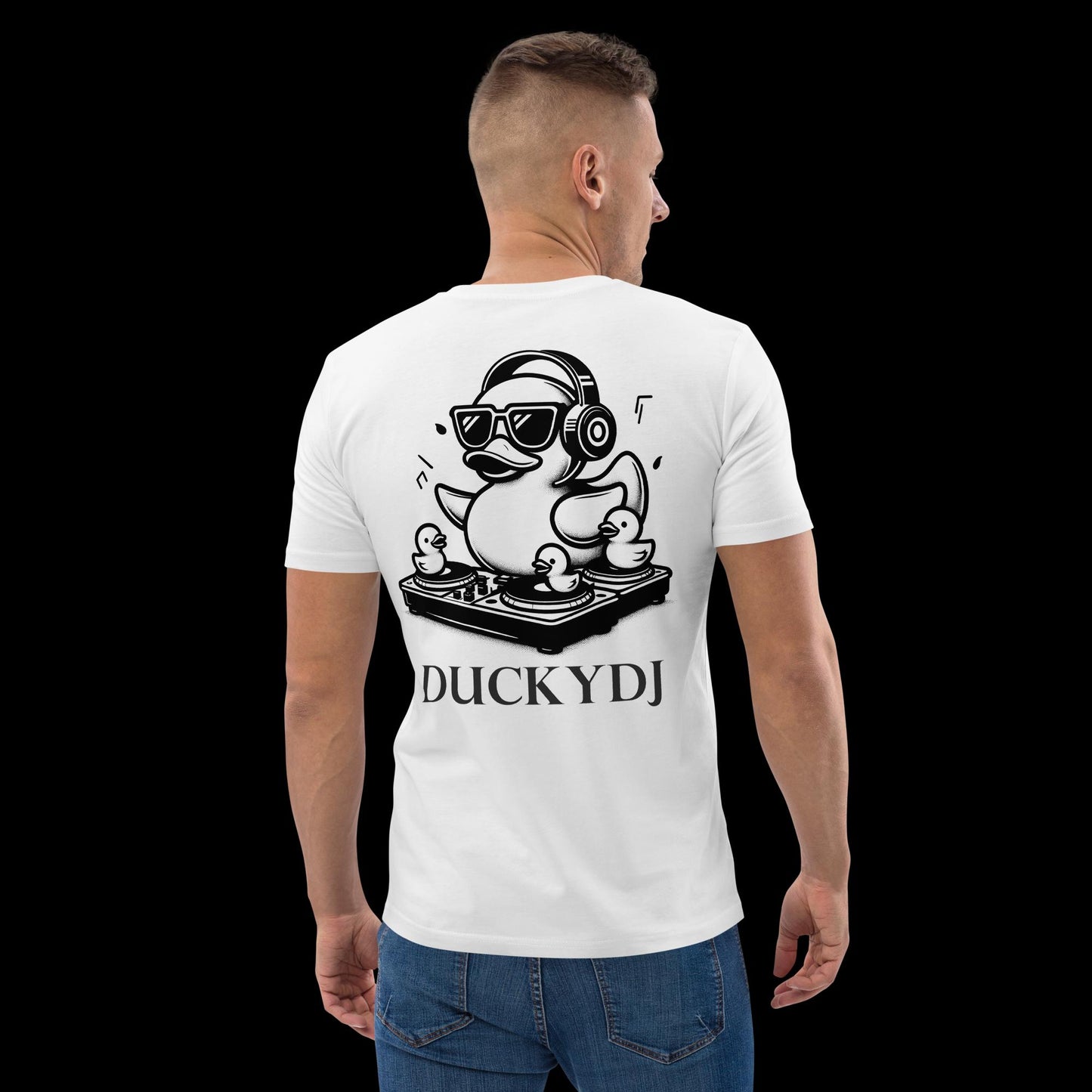 DUCKYDJ T-Shirt (Black Text)